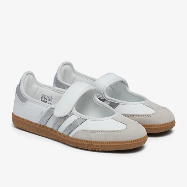 Samba Jane Blanco Plata