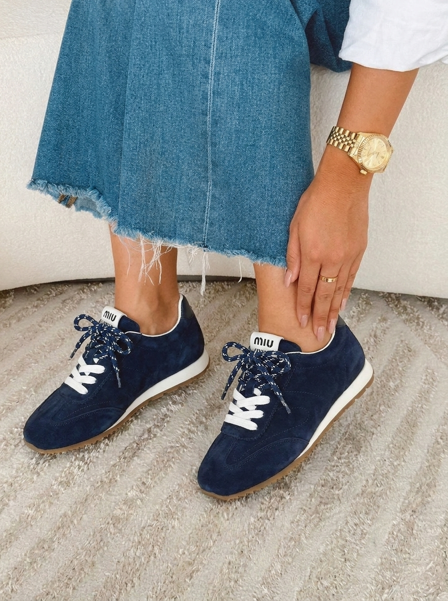 Tenis | Ref. Miu Miu Azul Oscuro