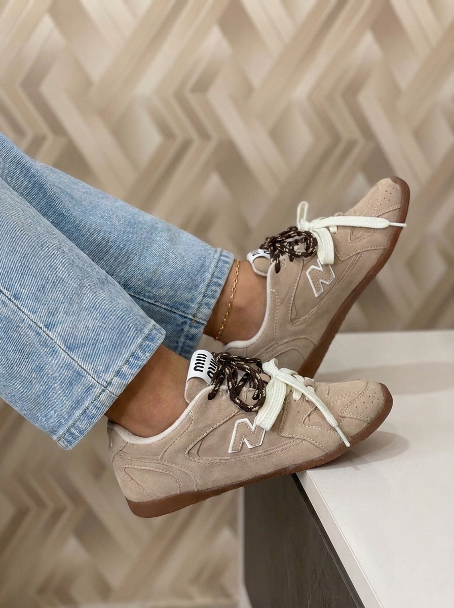 Tenis | Ref. New Balance Colaboración Miu Miu Beige