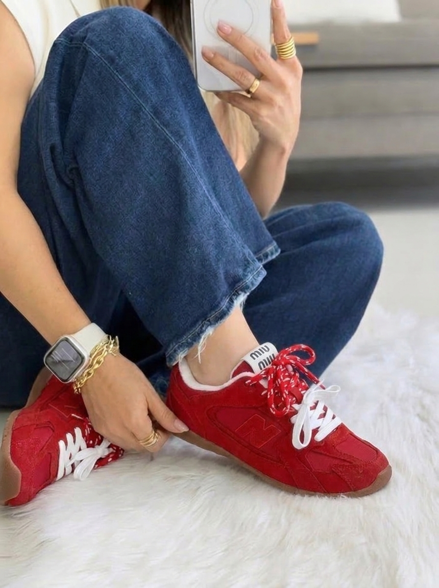 Tenis | Ref. New Balance Colaboración Miu Miu Rojo