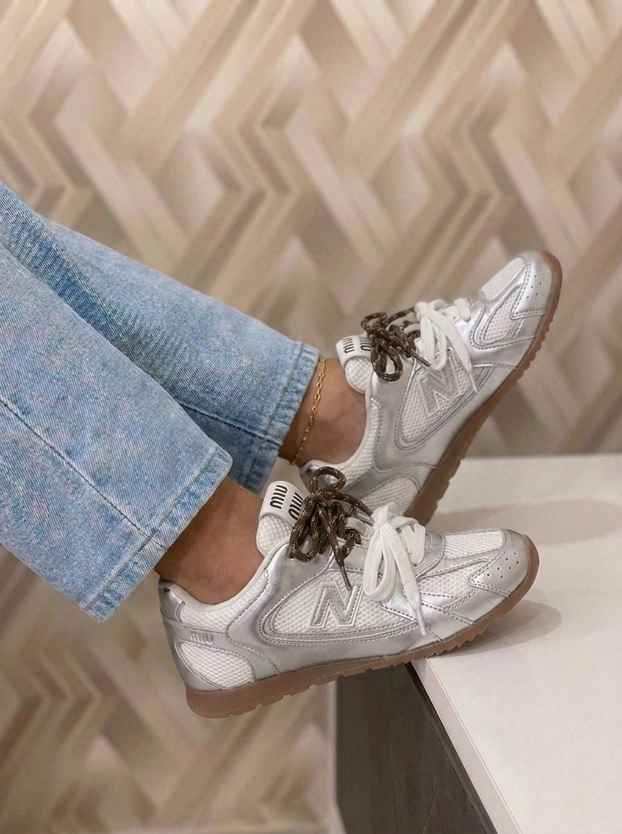 Tenis | Ref. New Balance Colaboración Miu Miu Plata